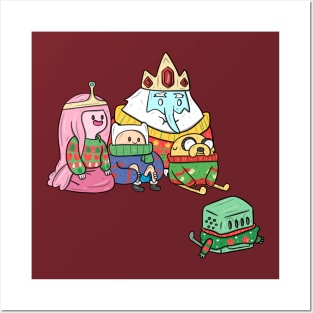 Adventure Time Christmas Posters and Art